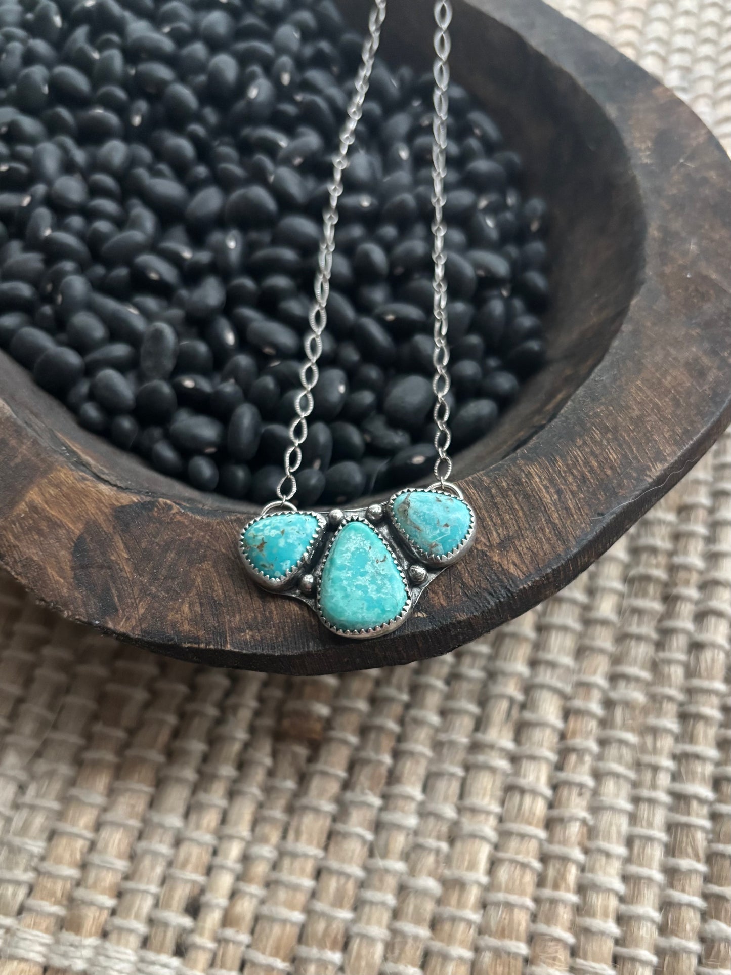 White water cluster necklace