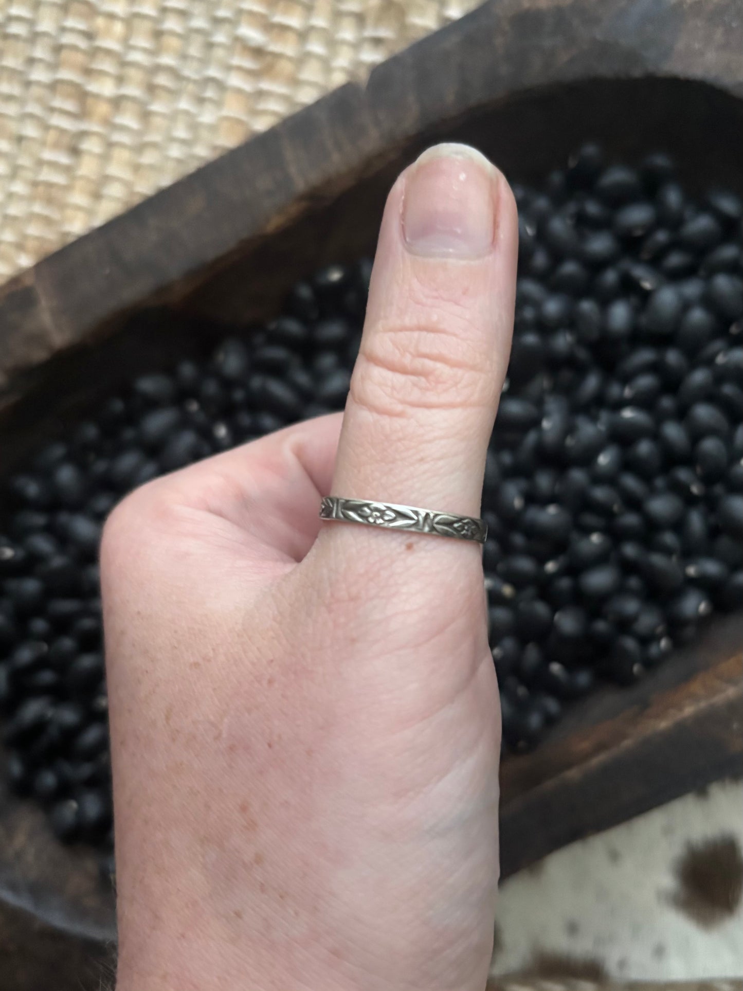 Silver stacker rings
