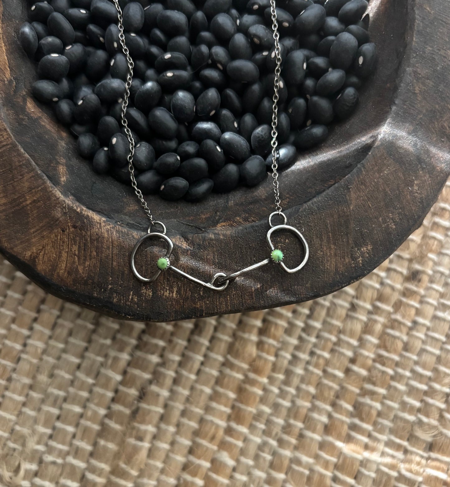 Snaffle bit necklace