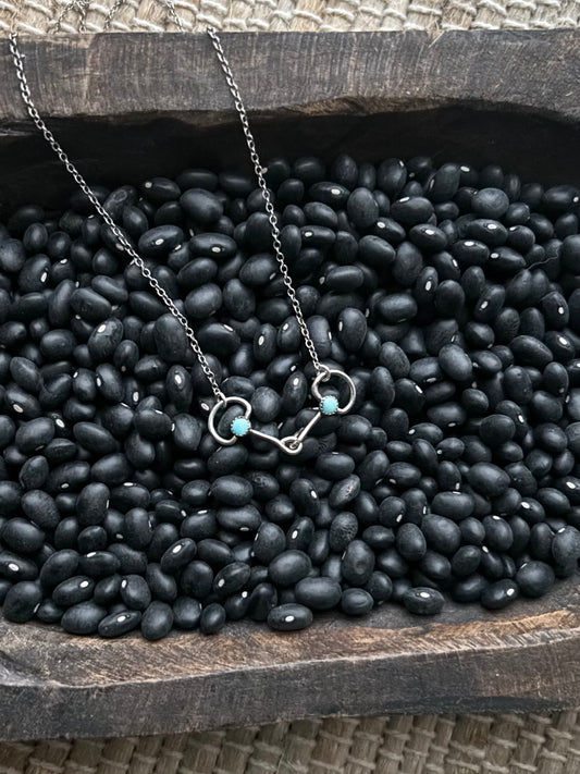 Snaffle bit necklace