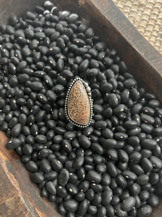 Dino bone ring(yes real dinosaur!)